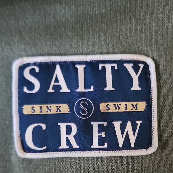 Salty Crew Sage Hoodie with Logo - Picture 2 of 10